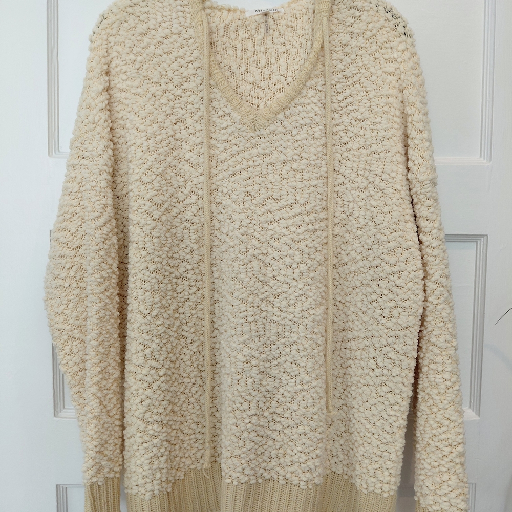 Miracle S/M Butter Yellow Sweater w/ Hoodie